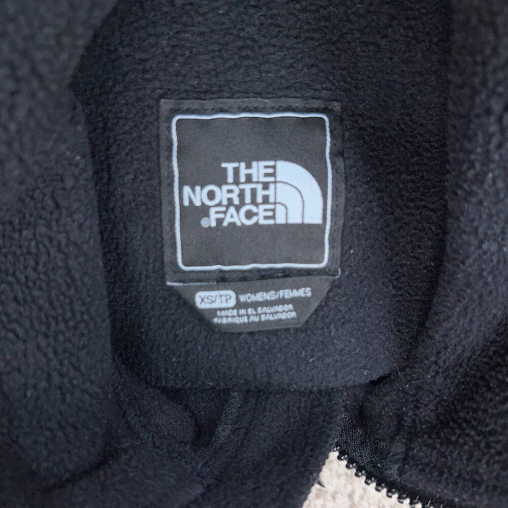 The North Face Sweater Womens Extra Small Black Denali Cozy Fleece Jacket Hike - Picture 9 of 14